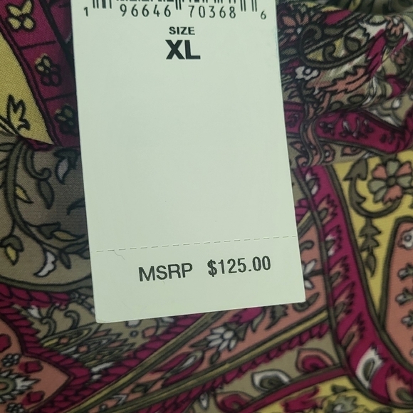 Lauren Ralph Lauren Paisley Off-The Shoulder Blouse - Picture 13 of 13